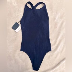 TOP - Aritzia Open Back Bodysuit